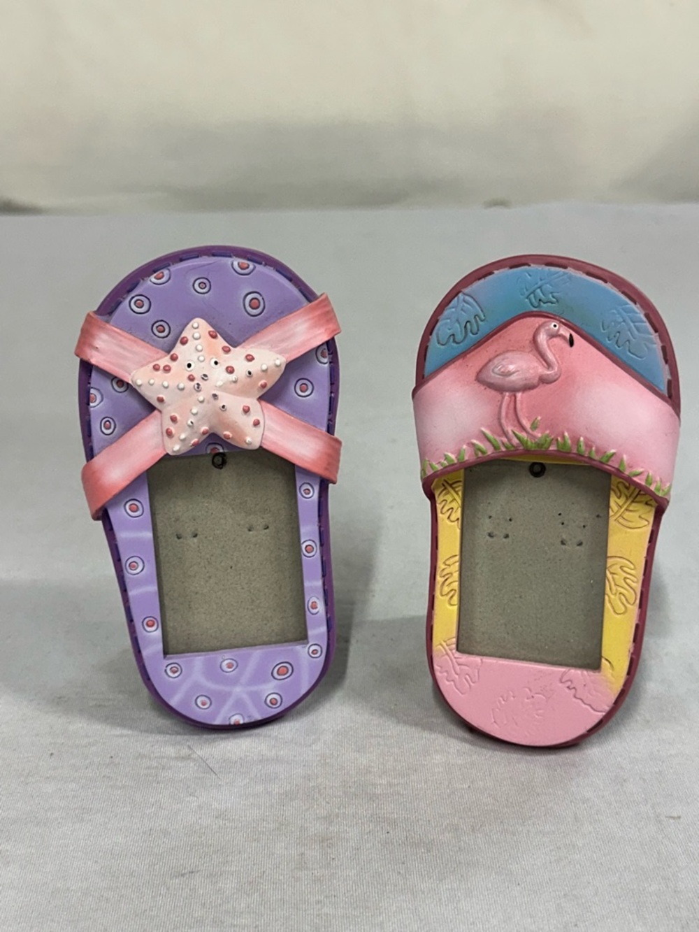 Vintage Flip Flop Picture Frames (lot of 2)